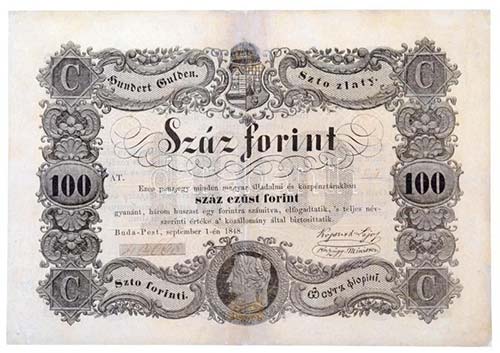 1848. 100Ft Kossuth bankó ... 