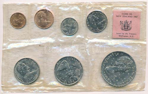 Új-Zéland 1967. 1c-1$ (7xklf) ... 