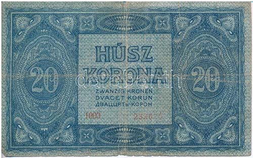 1919. 20K T:III-  Hungary 1919. 20 ... 