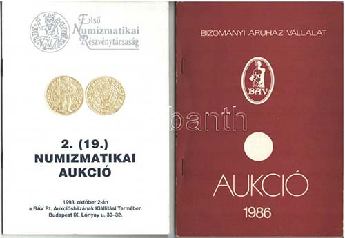 5db-os BÁV numizmatikai aukciós ... 