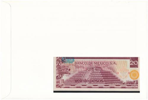 Mexikó 1977. 20P borítékban, ... 