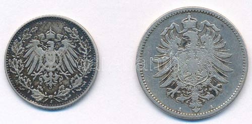 Német Birodalom 1876A 1M Ag + ... 
