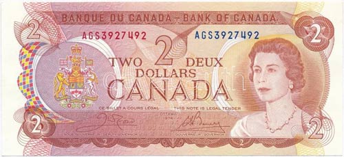 Kanada 1974. 2$ T:II Canada 1974. ... 
