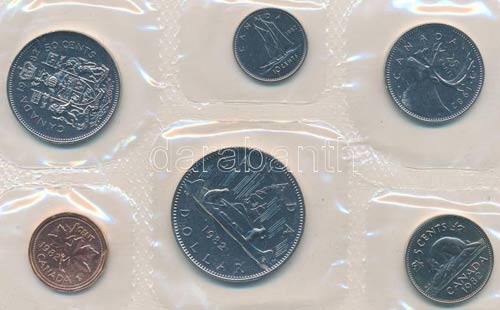 Kanada 1984. 1c-1$ (6xklf), Coin ... 