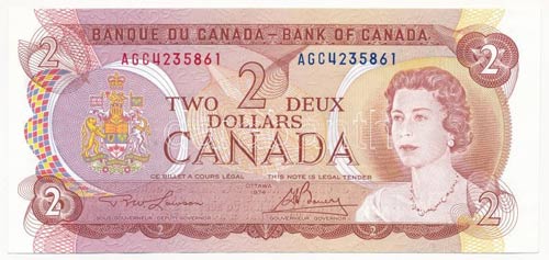 Kanada 1974. 2$ T:I- Canada 1974. ... 