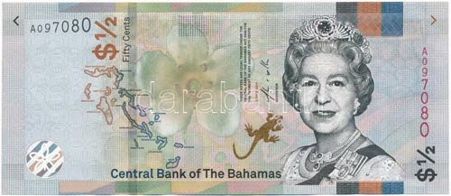 Bahamák 2019. 1/2$ T:I Bahamas ... 