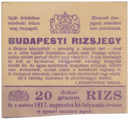 Budapest 1917. Budapesti ... 