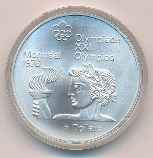 Kanada 1974. 5$ Ag Montreali ... 