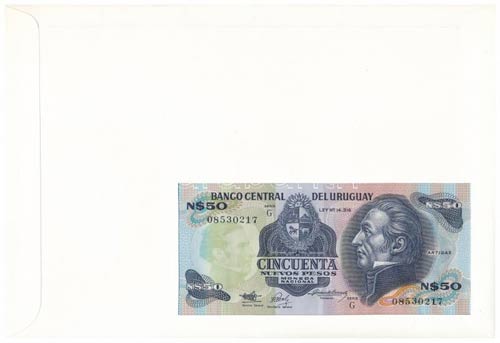 Uruguay 1989. 50P borítékban, ... 