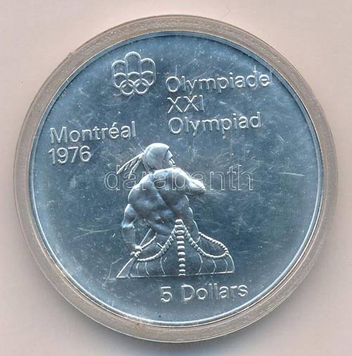 Kanada 1974. 5$ Ag Montreali ... 