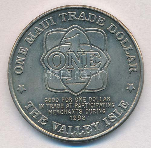 Valley sziget 1992. 1$/1M zseton ... 