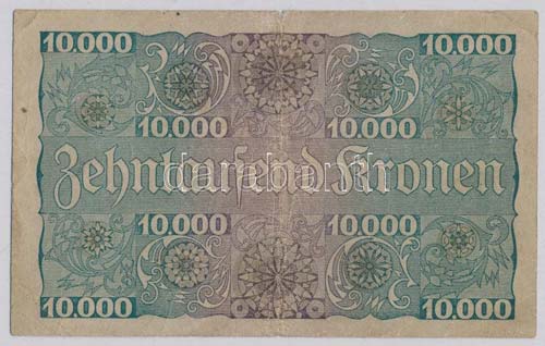 Ausztria 1924. 10.000K T:III- kis ... 
