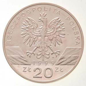 Lengyelország 1996. 20Zl Ag Farkas ... 