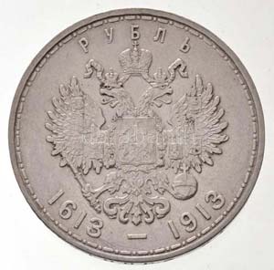 Orosz Birodalom 1913. 1R Ag ... 