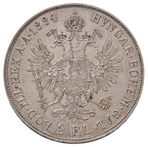 Ausztria 1884. 2Fl Ag Ferenc József ... 