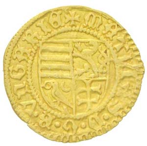 1458-1463. Aranyforint Au I. Mátyás ... 