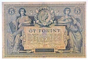 1881. 5Ft / 5G Osztrák-Magyar Bank T:III- ... 