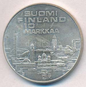 Finnország 1971. 10M Ag 10. Európai ... 