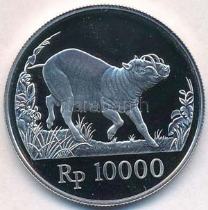 Indonézia 1987. 10.000R ... 