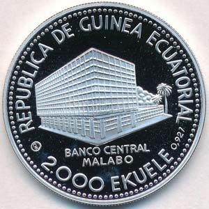 Egyenlítői-Guinea 1980 (1983). 2000E Ag ... 