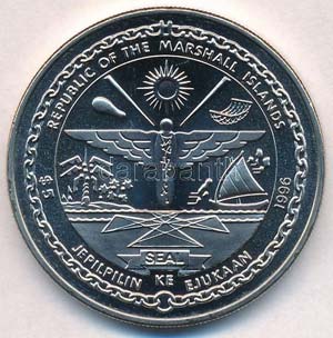Marshall-szigetek 1996. 5$ Cu-Ni Gepárd ... 
