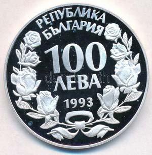 Bulgária 1993. 100L Ag Kőszáli kecske ... 