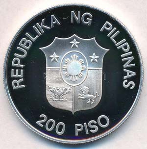 Fülöp-szigetek 1987. 200P Ag Mindorói ... 