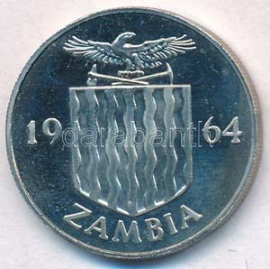 Zambia 1964. 1Sh Ag Szarvacsőrűmadár ... 