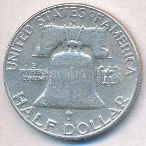 Amerikai Egyesült Államok 1962. 1/2$ Ag ... 