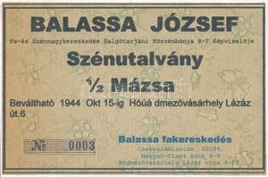 1944. Balassa József ... 