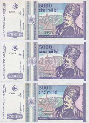 Románia 1991. 500L + ... 