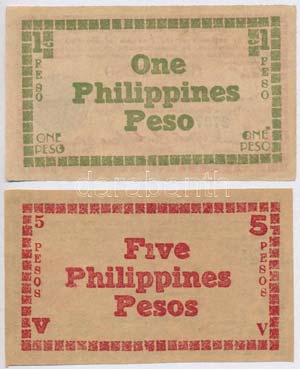 Fülöp-szigetek 1944. 1P + 5P ... 