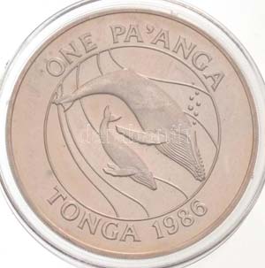 Tonga 1986. 1P Cu-Ni Hosszúszárnyú ... 