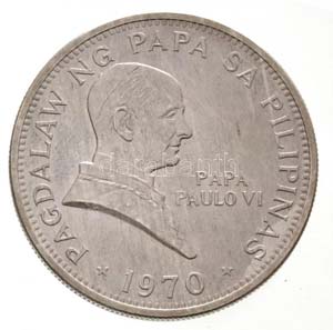 Fülöp-szigetek 1970. 1P Ag VI. Pál pápa ... 