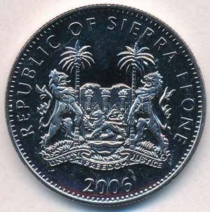 Sierra Leone 2006. 1$ Cu-Ni Teve ... 