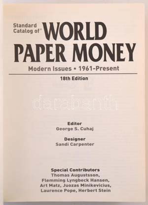 Standard Catalog of World Paper Money ... 