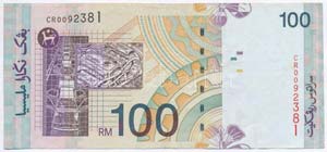 Malajzia 2001. 100R T:III Malaysia 2001. 100 ... 