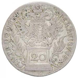 Ausztria (1766.) 1765A/G-R 20kr Ag I. ... 
