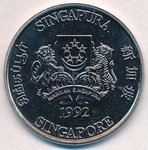 Szingapúr 1992. 10$ Ni Majom ... 