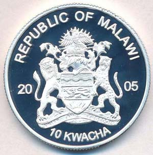 Malawi 2005. 10K Cu-Ni Lemúr T:PP ... 