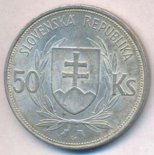 Szlovákia 1944. 50K Ag Függetlenség 5. ... 