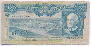 Angola 1962. 50E T:III- ... 