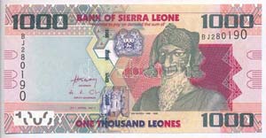 Sierra Leone 2010. 1000L ... 