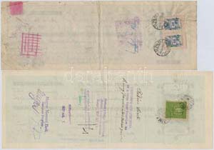 1931-1949. 4db váltó, bélyegekkel, ... 