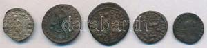 5db-os vegyes római rézpénz tétel a Kr. ... 