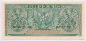 Indonézia 1956. 2 1/2R T:I,I-
Indonesia ... 
