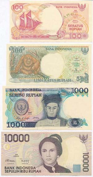 Indonézia 1987. 1000R + ... 