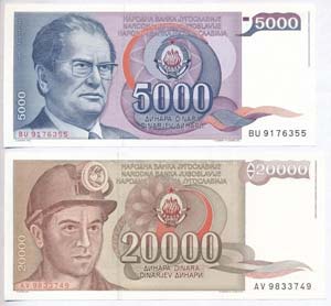 Jugoszlávia 1985. 5000D ... 