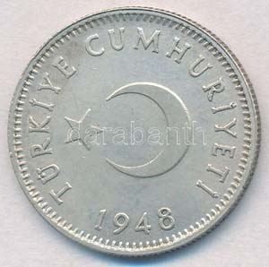 Törökország 1948. 1L Ag T:1-
Turkey 1948. ... 