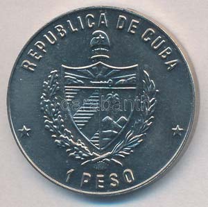 Kuba 1985. 1P Cu-Ni Papagáj T:1,1-
Cuba ... 